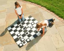 chess draughts traditional garden games
