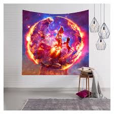 Lyn Gy Galaxy Tapestry Space Wall Tapestry For Wall