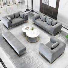 Modern Fabric Sofa Set