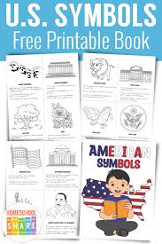 free printable american symbols book