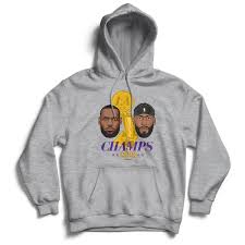 Los angeles lakers hoodies are at the official online store of the nba. Lebron And Ad Champs Hoodie La Champion Tribute 2020 Dearbball