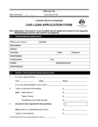 8 Printable Staff Loan Application Form Template Fillable