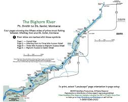 Bighorn River Maps Cottonwood Camp On The Bighorn