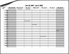 Weekly Planner With Hours Under Fontanacountryinn Com