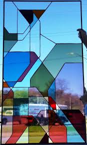 w 99 geometric forms stained glass