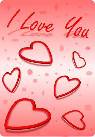i love you s love card red free
