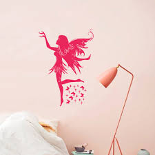 Us 4 84 35 Off Dctop The Magic Fairy Wall Sticker Making Dream Come True Kids Room Wall Art Decals For Girl In Wall Stickers From Home Garden On