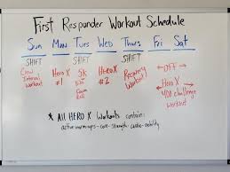 effective firefighter workout schedule