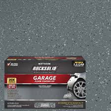 dark gray rust oleum rocksolid garage