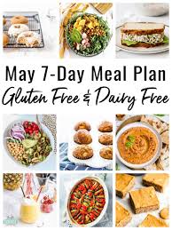 1 week gluten free dairy free meal plan