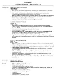 Food Worker Resume Demire Agdiffusion Food Industry Resume