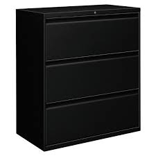 three drawer metal lateral file cabinet