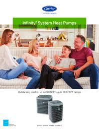 infinity system heat pumps carrier
