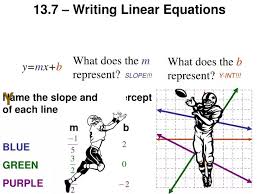Ppt 13 7 Writing Linear Equations