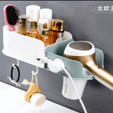 wall mounted adhesive hair dryer