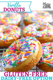 gluten free vanilla cake donuts dairy