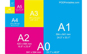 standard paper sizes reference guide