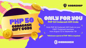 free php 50 codacash gift code on your
