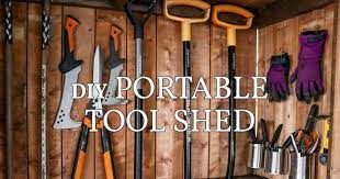 Diy Portable Garden Tool Storage Shed