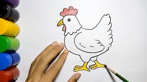 Kumpulan gambar sketsa hitam putih yang bisa didownload gratis dalam ukuran besar untuk bisa dicetak dan diwarnai. Cara Menggambar Ayam Mudah Dan Bagus How To Draw Chicken Easy For Beginners Youtube