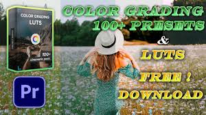 100 free luts presets color grading