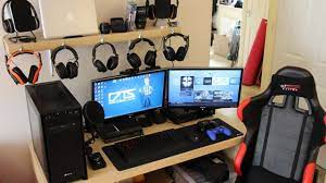 Any ideas for mouse, keyboard, desk, monitor etc. My Gaming Setup My Pc Xbox One Ps4 More March 2014 Youtube