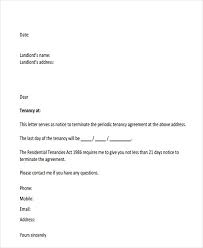 Tenant Letter Templates 9 Free Sample Example Format