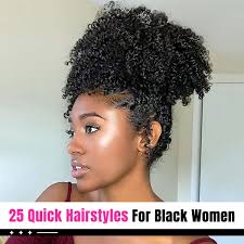 25 quick hairstyles for black women