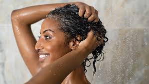wash your hair with hot water