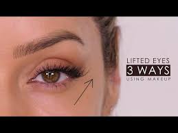 3 ways to lift eyes with makeup