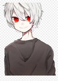 Anime boys with dazzling and shining white hair, they are such a beautiful view to gazed at and adore. Anime Boy White Hair Red Eyes Hd Png Download Vhv