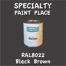 Ral 8022 Black Brown Gallon Can
