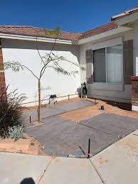 diy a concrete paver pea gravel patio