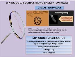 Lining Badminton Racket Weight Chart Www Bedowntowndaytona Com
