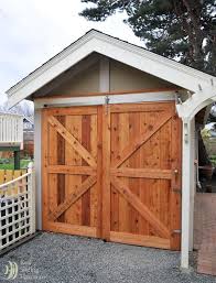 Large Barn Doors On An Outdoor Shed