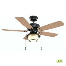 Hampton bay ceiling fan light kit is available with this fan and you can use the light as night lamp. Hampton Bay Ceiling Fan Light Kit Led Indoor Outdoor Decor Natural Iron 46 In 82392515461 Ebay