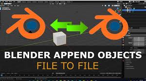 tutorial append objects from one blend
