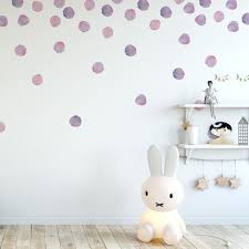 Watercolor Polka Dot Wall Decals
