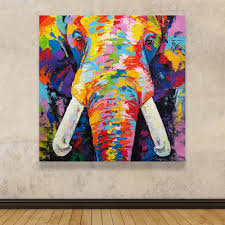 Abstract Elephant Painting