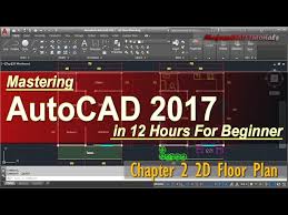 Autocad 2017 2d Floor Plan Tutorial For