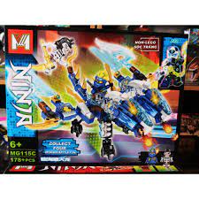 Đồ chơi lắp ráp Non Lego Ninjago Season Phần 11 MG 115 Xếp Hình Ninja Lloyd  Kai Jay Zane Rồng Xương trọn bộ 4 hộp giá cạnh tranh