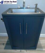 portable self contained sink with hot