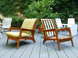 teak lounge chairs 1950s set of 2 for