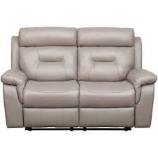 watson light gray leather reclining