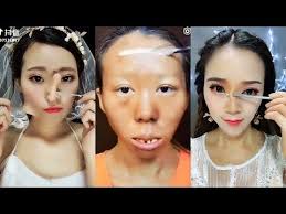 chinese woman s unbelievable make up