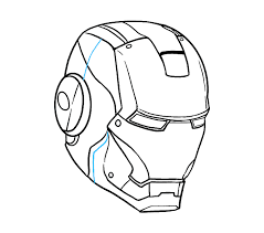 how to draw iron man in a few easy