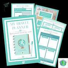 17 page printable free travel planner