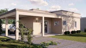Low Cost 2 Bedrooms House Plan Designs