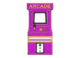 arcade cabinet includes both applique
