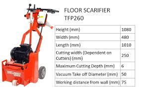 floor scarifiers surface preperation